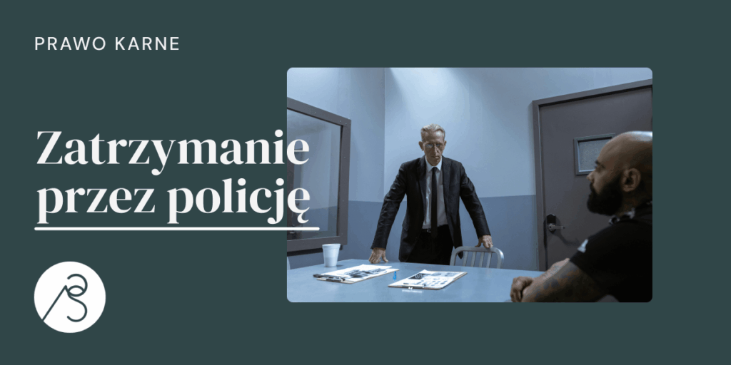 Zatrzymanie przez policję, prawo karne, mężczyzna podczas przesłuchania.